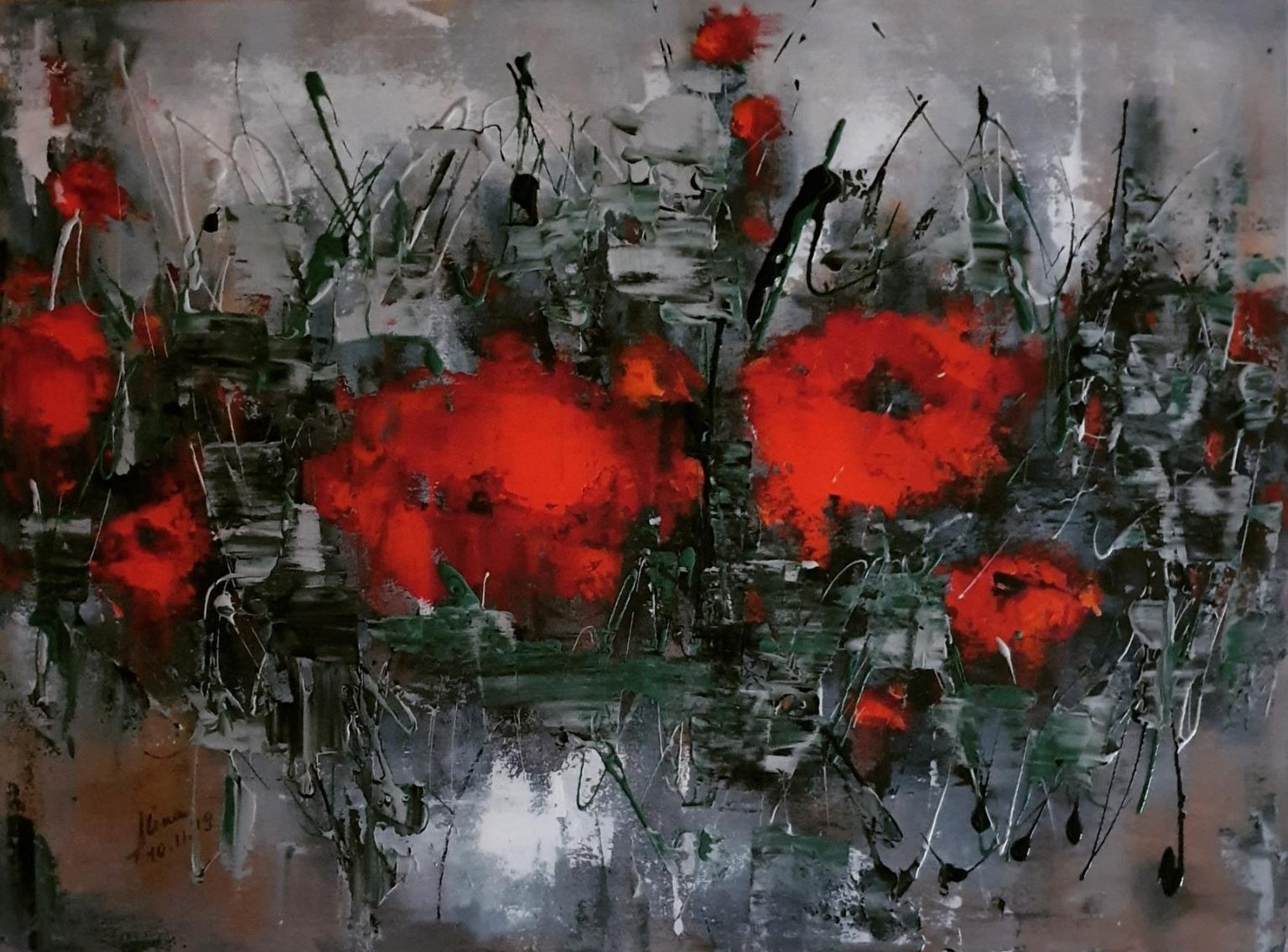 ArteDiAlina.com painting: somehow, they returned